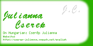 julianna cserep business card