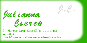 julianna cserep business card